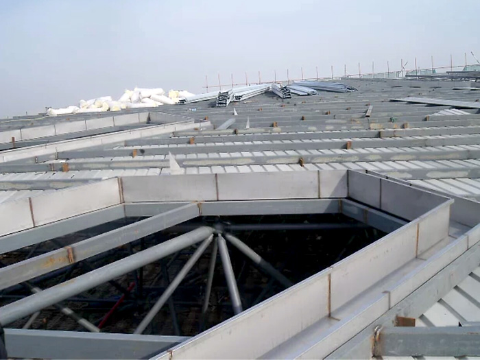 句容安吉县体育馆网架